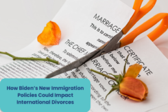 marriage certificate that is being cut - a concept for divorce