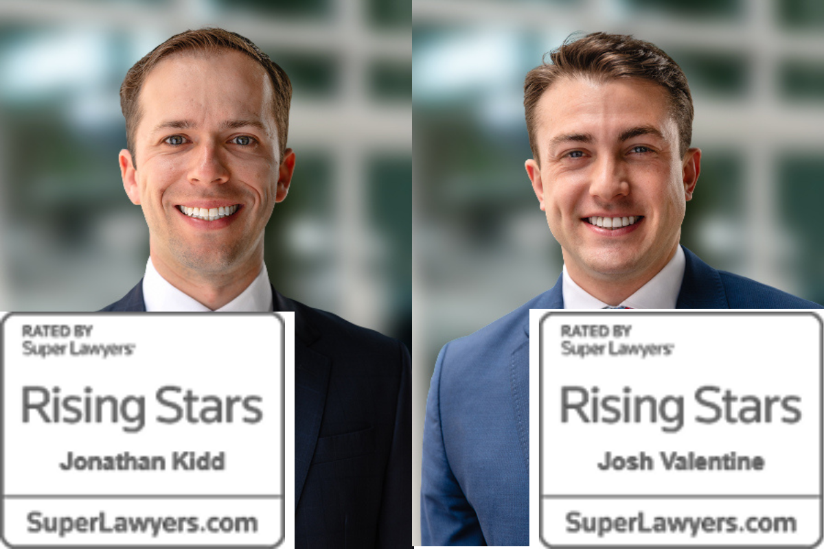 Attorneys Josh Valentine and Jonathan Kidd